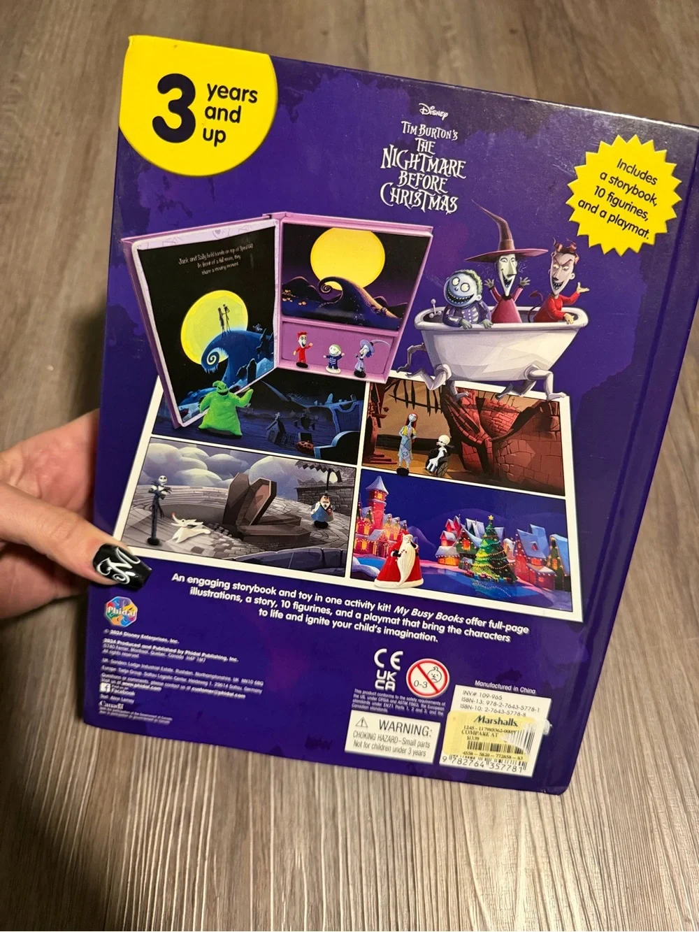 Disney, The Nightmare Before Christmas Kids Activity Book - My Busy Books